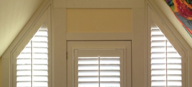 Rake Triangle Shutters